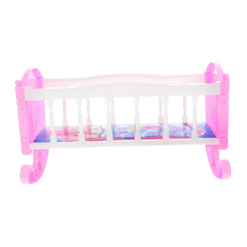 Puppenbett aus Puppenwiege für Puppenhäuser für Kinderzimmer und Puppenzimmer ohne Decke Dekoration und Sammelobjekt Puppenbett aus Puppenwiege für Puppenhäuser für Kinderzimmer und Puppenzimmer ohne Decke Dekoration und Sammelobjekt von VICASKY