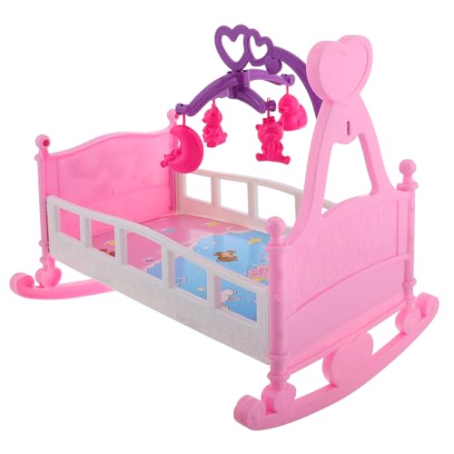 Puppenhaus Möbel Große Schaukelbett für Puppen Schlafzimmer Zubehör für Rollenspiele Gemütlicher Schlafplatz für Puppenhaus Puppenhaus Möbel Große Schaukelbett für Puppen Schlafzimmer Zubehör für Rollenspiele Gemütlicher Schlafplatz für Puppenhaus von VICASKY
