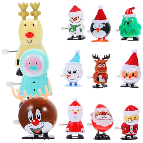 VICASKY 1 12 Stück Santa Uhrwerk Uhrwerkspielzeug Für Kleinkindspielzeug Kinderspielzeug Weihnachten Crackers Babyspielzeug Kleinkinder Uhrwerk Tierspielzeug Plastik Rot VICASKY 1 12 Stück Santa Uhrwerk Uhrwerkspielzeug Für Kleinkindspielzeug Kinderspielzeug Weihnachten Crackers Babyspielzeug Kleinkinder Uhrwerk Tierspielzeug Plastik Rot von VICASKY