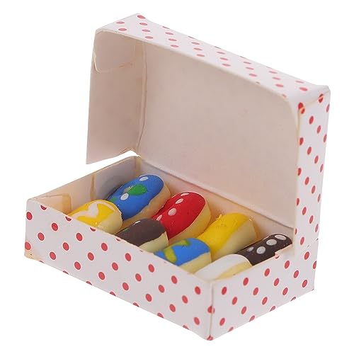 VICASKY 1 Box Simuliert Donut Decor Puppenhaus Miniaturszene DIY Schmuck VICASKY 1 Box Simuliert Donut Decor Puppenhaus Miniaturszene DIY Schmuck von VICASKY