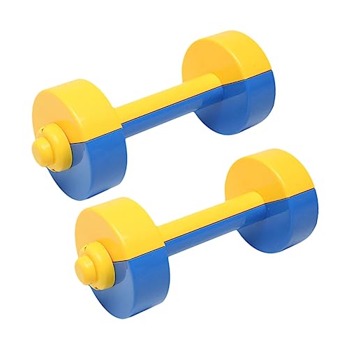 VICASKY 1 Paar Kinderhantel Kindergarten Hantel Sportliches Lernspielzeug Übungsmaterial Für Kleinkinder Morgengymnastik Für Kinderhandstange -langhantel -Training Plastik von VICASKY