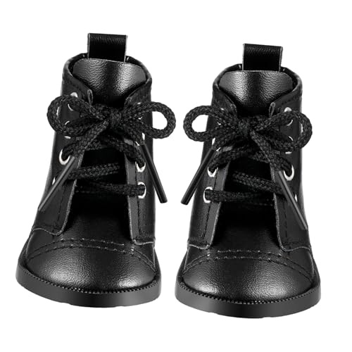 VICASKY 1 Paar Puppenstiefel Mädchenpuppenschuhe Puppe Schuhe Exquisite Minischuhe Miniatur-Schuhe Miniatur-sammelschuhe Kleine Puppenschuhe Minipuppenschuhe Puppenzubehör Black VICASKY 1 Paar Puppenstiefel Mädchenpuppenschuhe Puppe Schuhe Exquisite Minischuhe Miniatur-Schuhe Miniatur-sammelschuhe Kleine Puppenschuhe Minipuppenschuhe Puppenzubehör Black von VICASKY