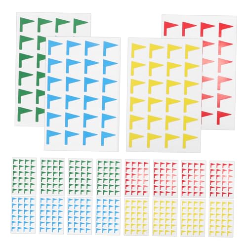 VICASKY 1 Pack Map Marker Sticker Label Sticker Storage Rack Kits Lesezeichen Labels Labels Lieferungen Labels Karte Labels Lesezeichen Dekorationskarte Aufkleber Arbeit Labels Buchflags von VICASKY