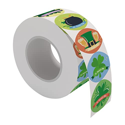 VICASKY 1 Rolle Klee-Aufkleber Abdichtende Aufkleber St. Patricks Day Aufkleber Kleeblatt-Aufkleber St. Patricks Siegeletikett Verpackungsaufkleber Urlaub Dekorative Etiketten Papier VICASKY 1 Rolle Klee-Aufkleber Abdichtende Aufkleber St. Patricks Day Aufkleber Kleeblatt-Aufkleber St. Patricks Siegeletikett Verpackungsaufkleber Urlaub Dekorative Etiketten Papier von VICASKY