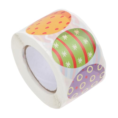 VICASKY 1 Rolle Osteraufkleber Ostern Selbstklebende Aufkleber Ostern Dekorativer Aufkleber Abdichtende Aufkleber Ovale Osterei-Etiketten Ovale Eieraufkleber Festival-geschenkaufkleber VICASKY 1 Rolle Osteraufkleber Ostern Selbstklebende Aufkleber Ostern Dekorativer Aufkleber Abdichtende Aufkleber Ovale Osterei-Etiketten Ovale Eieraufkleber Festival-geschenkaufkleber von VICASKY
