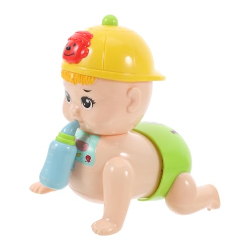 VICASKY Krabbelndes Babypuppenspielzeug Musik Buntes Elektrisches Lernspielzeug Für Kleinkinder Sicher Für Säuglinge von VICASKY