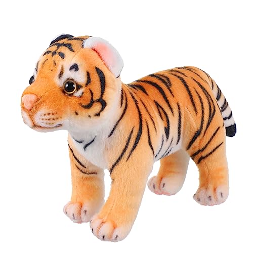 VICASKY Tigerpuppe Aus Stoff Bequemes Stofftier Für Jungen Und Mädchen Heimakzent von VICASKY