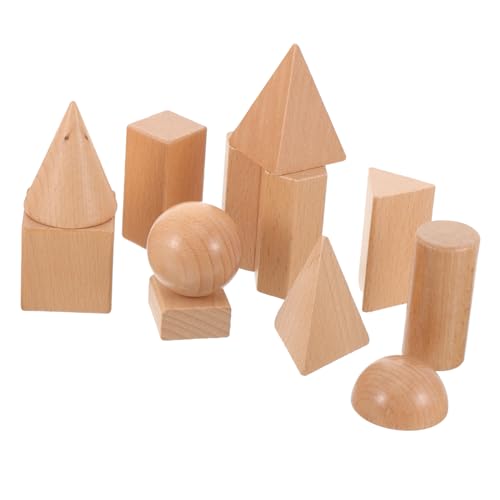 VICASKY 1 Sätze Geometrisches Holzspielzeug für Lernspielzeug zur Formen und Farberkennung Pädagogisches Hand Auge Koordination und Logischem Sicheres Großes Design für Vorschulkinder und von VICASKY