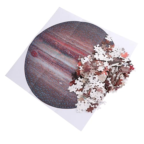 VICASKY 1 Satz 1000 Stück Jupiter-Puzzle Spielzeuge Puzzles Abschlussgeschenk Weltraum-Puzzle Phantasie Serie Puzzle Spielzeug für Kleinkinder Rätsel Puzzle-Spielzeug runden Kinderpapier von VICASKY