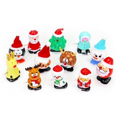 VICASKY 1 Satz 12 Stk Weihnachtliches Aufziehspielzeug Süße Aufziehspielzeuge Urlaubsspielzeug Zum Aufziehen Schneemann Aufziehbares Weihnachten Plüschtiere Plastik Rot VICASKY 1 Satz 12 Stk Weihnachtliches Aufziehspielzeug Süße Aufziehspielzeuge Urlaubsspielzeug Zum Aufziehen Schneemann Aufziehbares Weihnachten Plüschtiere Plastik Rot von VICASKY