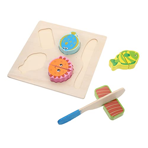 VICASKY 1 Satz 3D -Küchenpuzzle Rollenspielspielzeug für Werkzeugset für Küchenspielzeug zum Kinderspielzeug küche zubehör Spielzeugfisch hölzern VICASKY 1 Satz 3D -Küchenpuzzle Rollenspielspielzeug für Werkzeugset für Küchenspielzeug zum Kinderspielzeug küche zubehör Spielzeugfisch hölzern von VICASKY
