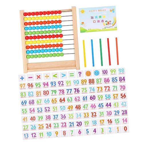 VICASKY 1 Satz Abakus für Eltern-Kind-Aufkleber Ohrhörer Abakus Puzzle Abakus Rattan Korb Kinderrechenspielzeug Mathematikspielzeug Abakus-Rahmen Mathematik Zahlenstöcke Holz VICASKY 1 Satz Abakus für Eltern-Kind-Aufkleber Ohrhörer Abakus Puzzle Abakus Rattan Korb Kinderrechenspielzeug Mathematikspielzeug Abakus-Rahmen Mathematik Zahlenstöcke Holz von VICASKY