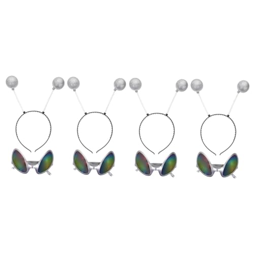 VICASKY 1 Satz Stirnband und Brille Teiliges Cosplay Accessoire für Partys Festival Partybrillen mit Lustigem Design Komfortable und Langlebige Kunststoffmaterialien von VICASKY