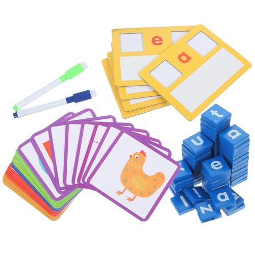 VICASKY 1 Satz Alphabet Puzzle für Interaktives Buchstabenspiel zur des Englischen Spracherwerbs Lernspielzeug zur Verbesserung von Gedächtnis und Koordination für Vorschulkinder von VICASKY