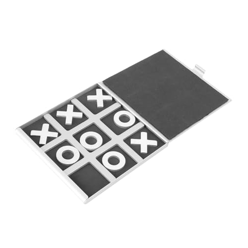 VICASKY 1 Satz Aluminium Schach Zehenspielzeug Eltern-Kind-Interaktives Strategie-Brettspiel Kinderbrettspiel Kinderspielzeug Schachbrettspiel Schwarz VICASKY 1 Satz Aluminium Schach Zehenspielzeug Eltern-Kind-Interaktives Strategie-Brettspiel Kinderbrettspiel Kinderspielzeug Schachbrettspiel Schwarz von VICASKY