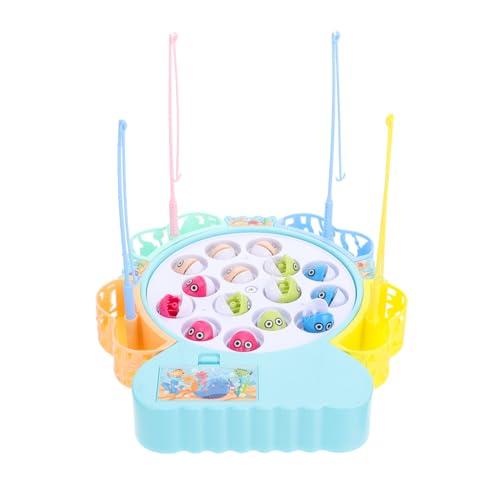 VICASKY Interessantes Elektrisches Angelspielzeug Für Jungen Und Mädchen 15 Rotierende Fische Lernspiel Spielzeug Musik von VICASKY