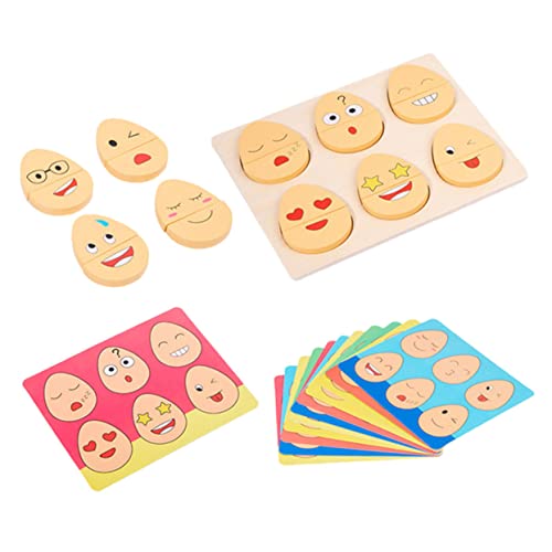 VICASKY 1 Satz Ausdruckspeicherungsbausteine kleine Rätsel für Ausdrucksspielspielzeug Kinderpuzzle passendes Puzzle- zur Farbklassifizierung Vorschulrätsel Holz VICASKY 1 Satz Ausdruckspeicherungsbausteine kleine Rätsel für Ausdrucksspielspielzeug Kinderpuzzle passendes Puzzle- zur Farbklassifizierung Vorschulrätsel Holz von VICASKY