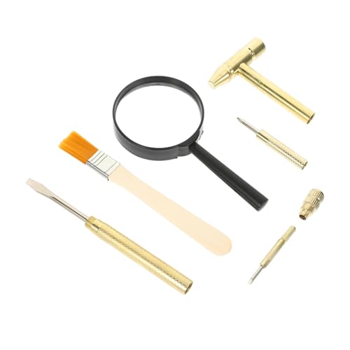 VICASKY 1 Satz Ausgrabungswerkzeug Set Teiliges mit Hammer Meißel und Pinsel für Kleine Archäologen Fördert Motorische Fähigkeiten und Kreativität für Lernen von VICASKY
