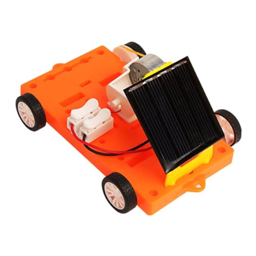 VICASKY 1 Satz Automodell bastelmaterial interaktives DIY Experimentierkasten sonnenenergie Bauen Spielzeugauto Lehrhilfe Solarbetriebenes Automodell Plastik von VICASKY