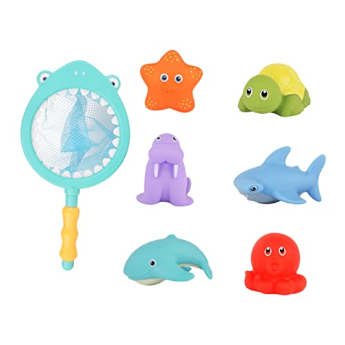 VICASKY 1 Satz Badespielzeug Duschspielzeug Nehmen -schwimmspielzeug Wasserbadspielzeug Badewanne Kinderspielzeug Kleinkindbadspielzeug Babybadeutensilien Weicher Gummi von VICASKY