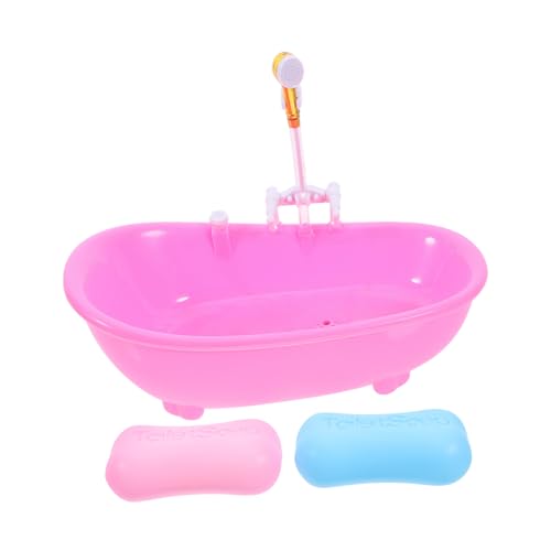 VICASKY 1 Satz Badewanne Badewanne für Puppenhaus Zubehör für Rollenspiele Batterie von VICASKY