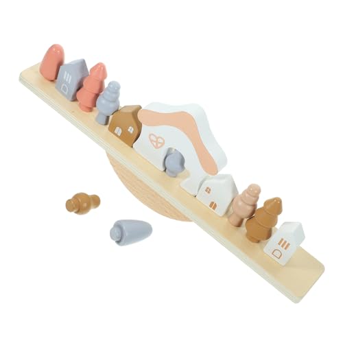 VICASKY 1 Satz Balancieren Sie Die Bausteine Für Die Frühe Entwicklung Bauen Kleinkindstapelspielzeug Babybausteine Stapelblöcke Für Kleinkinder Hölzern von VICASKY