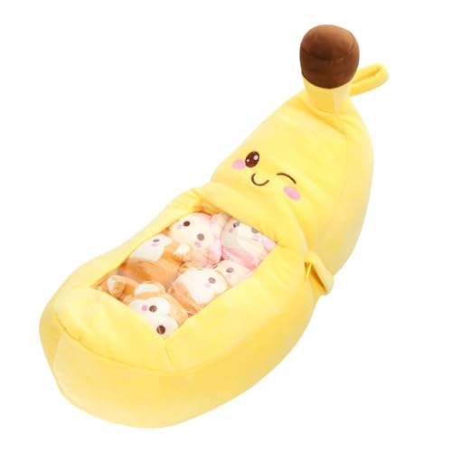 VICASKY 1 Satz Bananenpuppe kopfkissen Massenspielzeug Nettes Bananenkissen Kissen süß gefülltes Bananenkissen Mini-Kissen- Bananenförmige Kissen Spielzeugkissen PP Baumwolle Gelb VICASKY 1 Satz Bananenpuppe kopfkissen Massenspielzeug Nettes Bananenkissen Kissen süß gefülltes Bananenkissen Mini-Kissen- Bananenförmige Kissen Spielzeugkissen PP Baumwolle Gelb von VICASKY