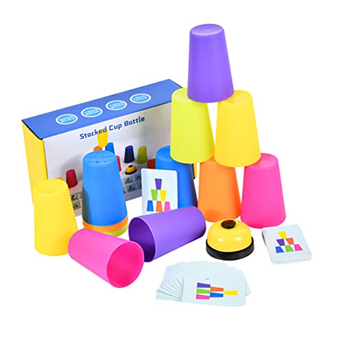 VICASKY 1 Set Kinder Stapeln Tassen Spielzeug Pädagogisches Schlacht Spiel Spielzeug Für Kinder Stapeln Spiel Spielen VICASKY 1 Set Kinder Stapeln Tassen Spielzeug Pädagogisches Schlacht Spiel Spielzeug Für Kinder Stapeln Spiel Spielen von VICASKY