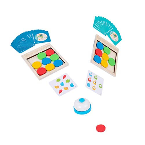 VICASKY 1 Satz Bausteine ​​Spielspielzeug bauten Blockierende Spielzeugspiel Kinderspiel Bauen Interaktives Konstruktionsspielzeug blockieren hölzern Bunt von VICASKY