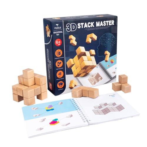 VICASKY 1 Satz Bausteine fokussiert Puzzle zabawki stymulujące rozwój holzbausteine Kinderzimmer-Dekoration holzbauklötze Lernspielzeug zum Stapeln Stapelblöcke Papier VICASKY 1 Satz Bausteine fokussiert Puzzle zabawki stymulujące rozwój holzbausteine Kinderzimmer-Dekoration holzbauklötze Lernspielzeug zum Stapeln Stapelblöcke Papier von VICASKY
