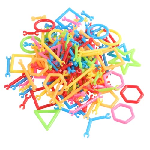 VICASKY 1 Satz Bausteine ​​zusammenbauen Kinderspielzeug Dartscheibe Puzzlematte Bausteine ​​Bars Puzzle Für Pädagogisches Bauingenieurwesen von VICASKY