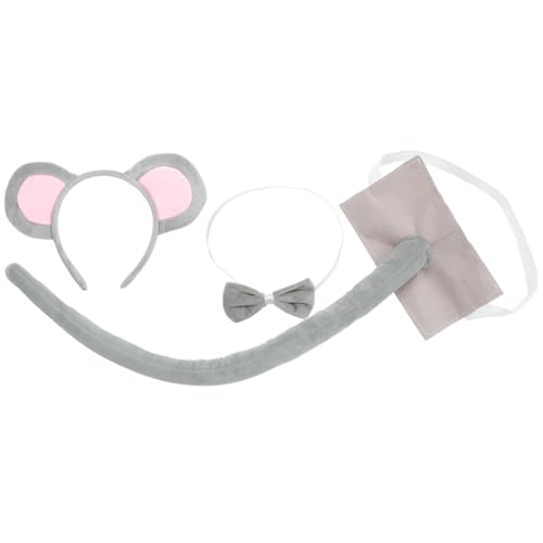 VICASKY Kostüm Zubehör Set Und Ohren Stirnband Für Cosplay Tier Ohr Haarbänder Party Kopfschmuck Kopfstück von VICASKY