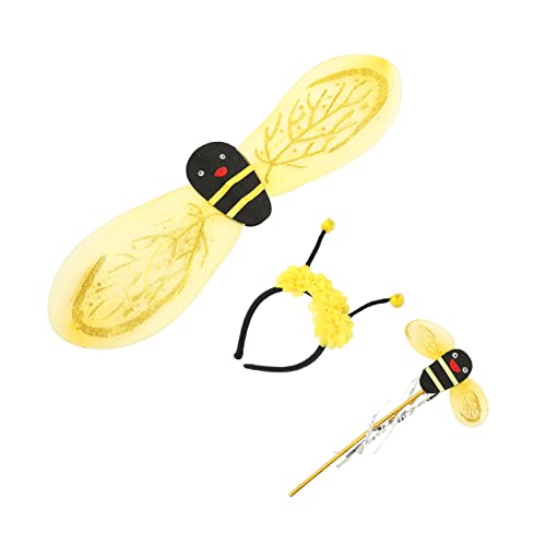VICASKY 1 Satz Bienenflügel Plüsch Bienenbanner Schmetterling Fee Bienenbecher Bienenwachs Bienenanzüge Bienenfigur Bienenspielzeug Bienenanzug Biene Haarband Stoff Yellow VICASKY 1 Satz Bienenflügel Plüsch Bienenbanner Schmetterling Fee Bienenbecher Bienenwachs Bienenanzüge Bienenfigur Bienenspielzeug Bienenanzug Biene Haarband Stoff Yellow von VICASKY