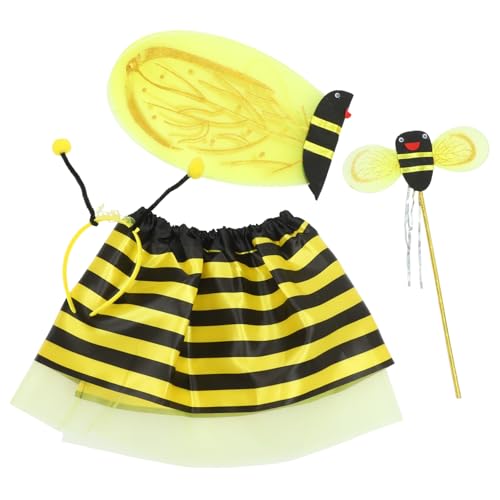 VICASKY Bienenkostüm-Set – Bienenflügel Rock Stirnband Für Party-auftritte Von Mädchen VICASKY Bienenkostüm-Set – Bienenflügel Rock Stirnband Für Party-auftritte Von Mädchen von VICASKY