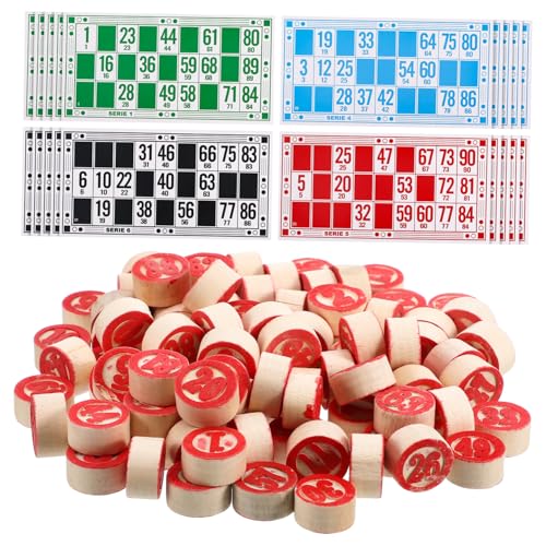 VICASKY 1 Satz Bingo-zahlenschach Amor Bogen Jungenschach Bingo-partydekorationen Schlüsselbund Heiratsvermittler Süßigkeitentablett Blaues Schach Magnetisches Schach Münze Papier von VICASKY