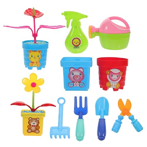 VICASKY 1 Satz Blumen-Spielzeug-Set Gartengeräte für Kinder Kleinkindspielzeug Spielzeuge Kinderspielzeug Werkzeuge zum Pflanzen von Babyblumen Gartenbepflanzung Werkzeugset von VICASKY