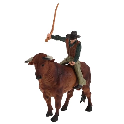 VICASKY Statuen-spielzeugset Lebensechte Ranch-spielzeuge Bullenreitausrüstung Zubehör Für Jungen Western-spielset VICASKY Statuen-spielzeugset Lebensechte Ranch-spielzeuge Bullenreitausrüstung Zubehör Für Jungen Western-spielset von VICASKY
