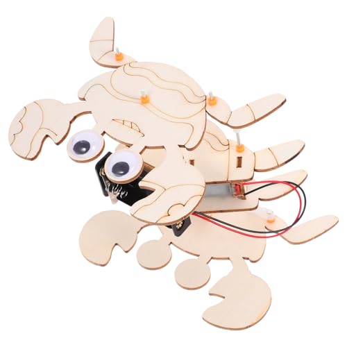 VICASKY 1 Satz DIY Wissenschaftliches Experiment Bionischer Mechanischer Krabbenroboter aus Holz für Kognitives Lernspielzeug zur Kreativen von Eltern Beziehungen VICASKY 1 Satz DIY Wissenschaftliches Experiment Bionischer Mechanischer Krabbenroboter aus Holz für Kognitives Lernspielzeug zur Kreativen von Eltern Beziehungen von VICASKY