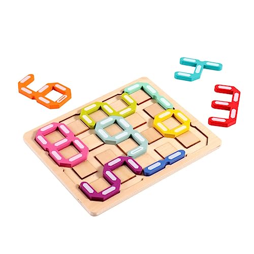 VICASKY 1 Satz Digitale Panel -spielzeuge Zahlenlernspielzeug Für Kleinkinder Zahlenspiele -Puzzle Rätsel Blockpuzzle Lustiges Digitales Passendes Hölzern VICASKY 1 Satz Digitale Panel -spielzeuge Zahlenlernspielzeug Für Kleinkinder Zahlenspiele -Puzzle Rätsel Blockpuzzle Lustiges Digitales Passendes Hölzern von VICASKY