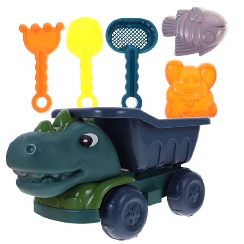 VICASKY Strandspielzeug Für Kinder – Dinosaurier-Auto-spielzeugset Mit Schaufel Dicke Kunststoffkonstruktion Ideal Für Spaß Im Freien VICASKY Strandspielzeug Für Kinder – Dinosaurier-Auto-spielzeugset Mit Schaufel Dicke Kunststoffkonstruktion Ideal Für Spaß Im Freien von VICASKY