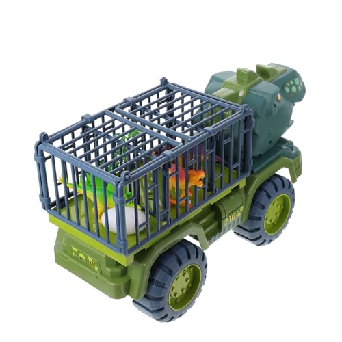 VICASKY 1 Satz Dinosaurier Engineering Car Spielzeugset mit Rückzugsmotor Kleinen Dinosauriern Ei und Inertiales für Geschicklichkeit und Interaktion VICASKY 1 Satz Dinosaurier Engineering Car Spielzeugset mit Rückzugsmotor Kleinen Dinosauriern Ei und Inertiales für Geschicklichkeit und Interaktion von VICASKY