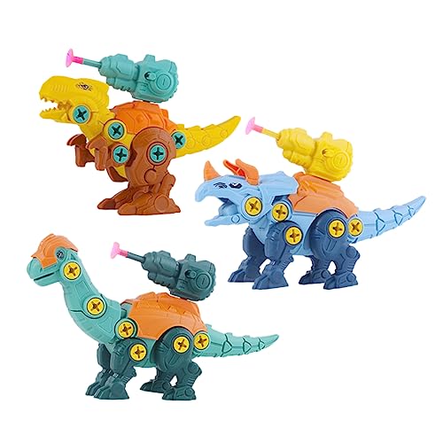 VICASKY 1 Satz Dinosaurier-Kombinationsspielzeug Kinderspielzeug pädagogisches Dinosaurier zusammengebautes Dinosaurierspielzeug auseinander nehmen Plastik VICASKY 1 Satz Dinosaurier-Kombinationsspielzeug Kinderspielzeug pädagogisches Dinosaurier zusammengebautes Dinosaurierspielzeug auseinander nehmen Plastik von VICASKY