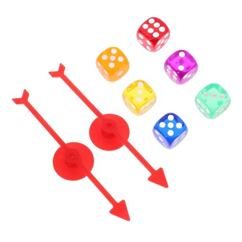 VICASKY 1 Satz Drehpfeil Spielzubehör mit Pfeile und Langlebig und Stabil für Brettspiele Spielhilfe für Unterhaltungs und Lernaktivitäten von VICASKY