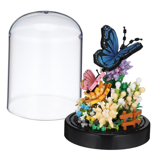 VICASKY 1 Satz Eingetopfte Sonnenblume Blütenbausteine Bausteine Künstliche Blumenbausteine Mini-bausatz Winzige Blumenstrauß-bausteine Blumenstrauß Bausatz Bausätze Plastik von VICASKY