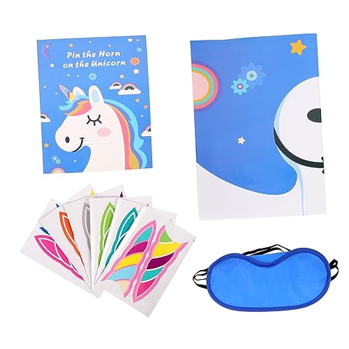VICASKY 1 Satz Einhorn-Aufkleber kinderspielzeug spielsachen einladungskarte Unicorn Einhornpartyzubehör Geburtstagsfeier Einhorn Spiele Papier Blue VICASKY 1 Satz Einhorn-Aufkleber kinderspielzeug spielsachen einladungskarte Unicorn Einhornpartyzubehör Geburtstagsfeier Einhorn Spiele Papier Blue von VICASKY