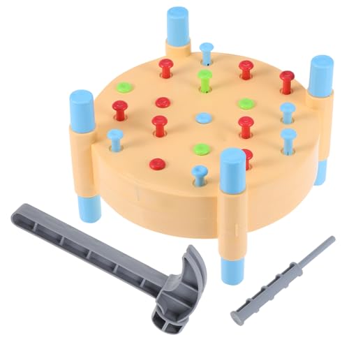 VICASKY 1 Satz Farbenfrohes Werkzeug für Hand Auge Koordination und Motorische Fähigkeiten Simuliertes Hämmer Bench Spiel für Kleinkinder von VICASKY
