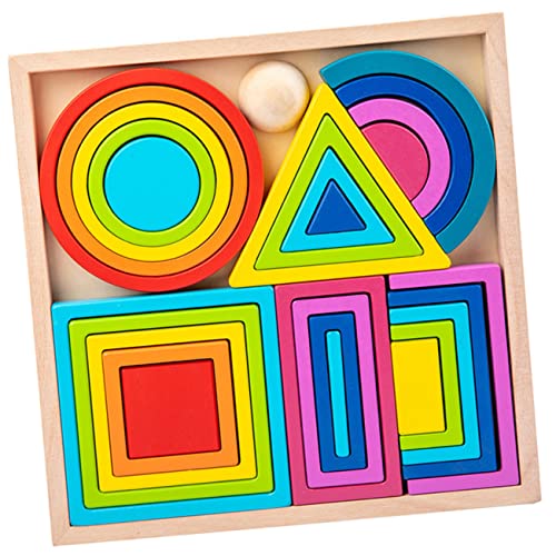 VICASKY 1 Satz Farbiges aus Bausteinen Kinderpuzzle bausteine Lernen Farberkennung Farbspiel zum Sortieren von Farben Blöcke für Holz Bunt VICASKY 1 Satz Farbiges aus Bausteinen Kinderpuzzle bausteine Lernen Farberkennung Farbspiel zum Sortieren von Farben Blöcke für Holz Bunt von VICASKY