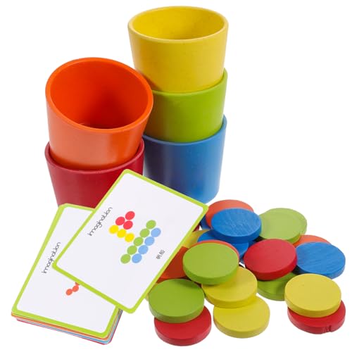 VICASKY 1 Satz Farbsortierbecher für Kleinkinder Pädagogisches Lernspielzeug zur Farberkennung Helle Farben für Kreative Farberkennung und Sortierung Geometrische Formen Sicher und Leicht VICASKY 1 Satz Farbsortierbecher für Kleinkinder Pädagogisches Lernspielzeug zur Farberkennung Helle Farben für Kreative Farberkennung und Sortierung Geometrische Formen Sicher und Leicht von VICASKY