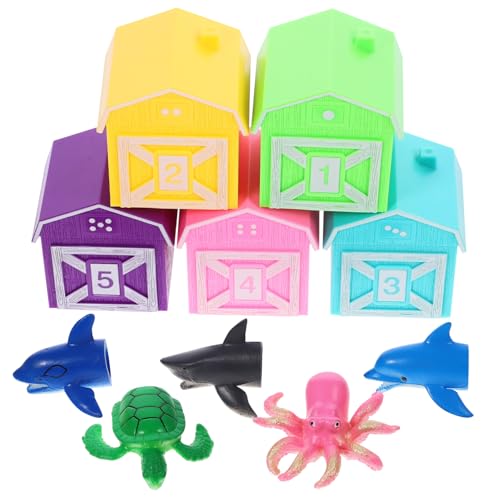 VICASKY 1 Satz Fingerpuppen für Teiliges Montessori und Sortierspielzeug Spiele Farbenfrohes Meeresdesign Fördert Kreativität und Vorstellungskraft VICASKY 1 Satz Fingerpuppen für Teiliges Montessori und Sortierspielzeug Spiele Farbenfrohes Meeresdesign Fördert Kreativität und Vorstellungskraft von VICASKY