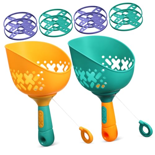 VICASKY 1 Satz Fliegende Untertasse Billardstock lustige Fliegende spielzeuge Feederrute Flugspielzeug Wurfspielzeug Fliegende Spielzeuge ziehen Freizeit fliegendes Abs von VICASKY